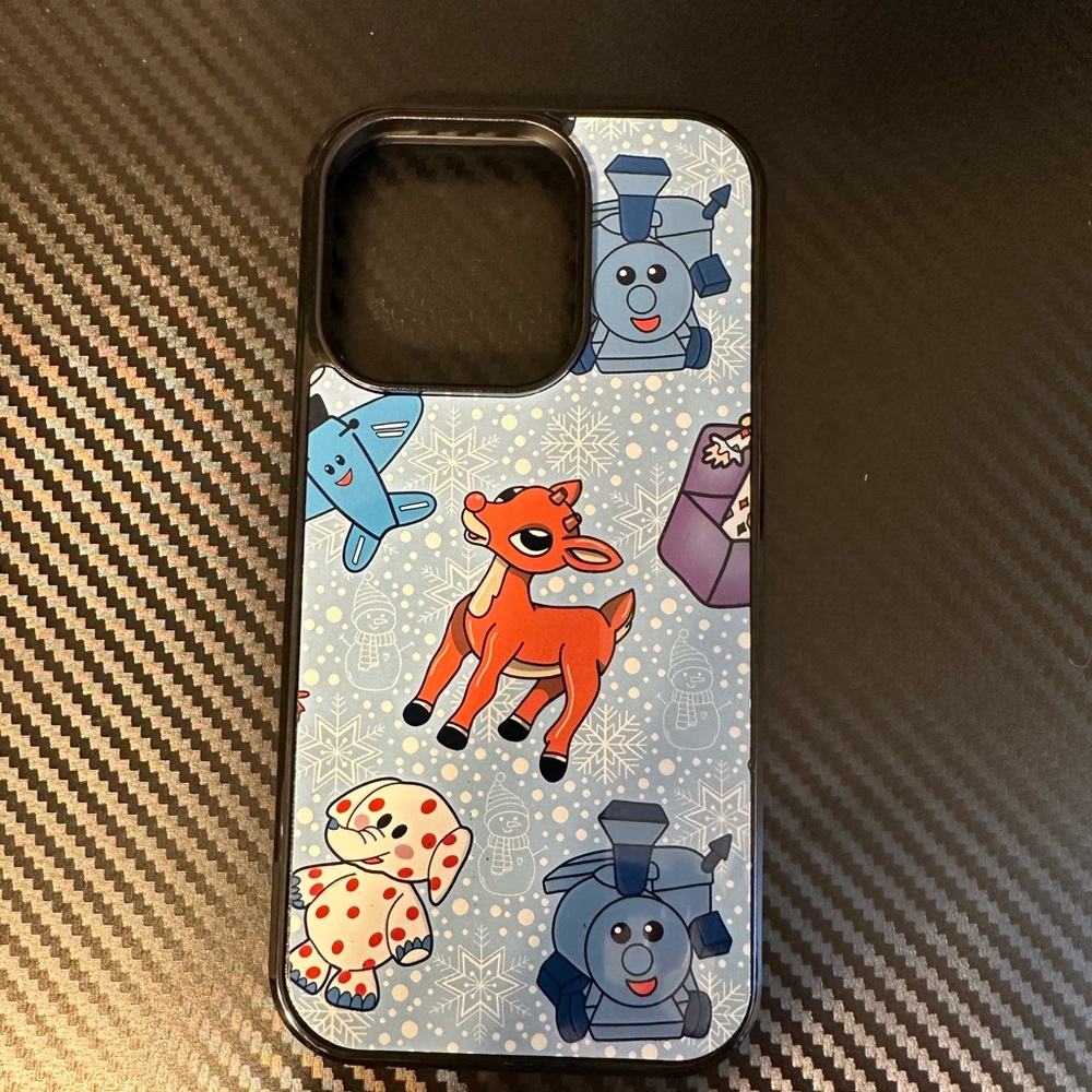 Rudolph IPhone 14 pro phone case - Picture 3 of 4